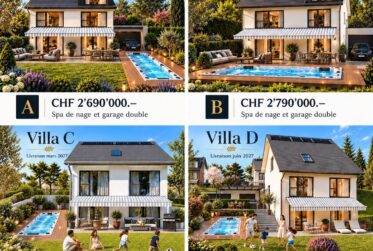 ATLANTIS | 4 villas individuelles d’exception | Chamby-Montreux